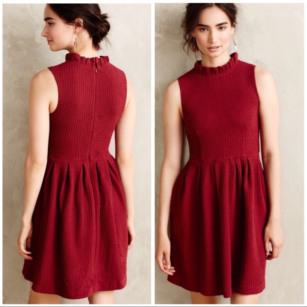 Ganni for Anthropologie Size XS Pinnacle Dress